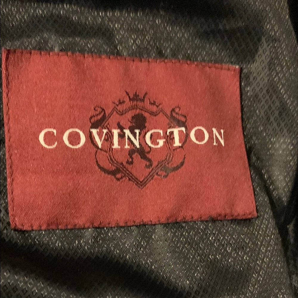 Covington Black Leather Jacket
